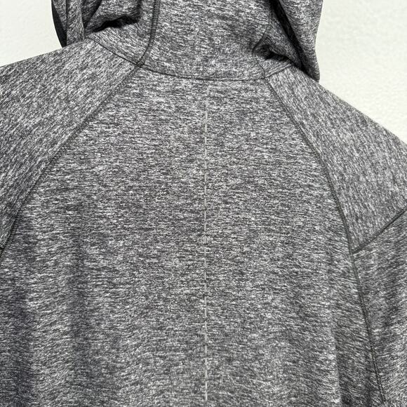 Lululemon Surge Warm Hoodie men's Medium Gray 1/4 Zip Pullover Running Training - Picture 10 of 11